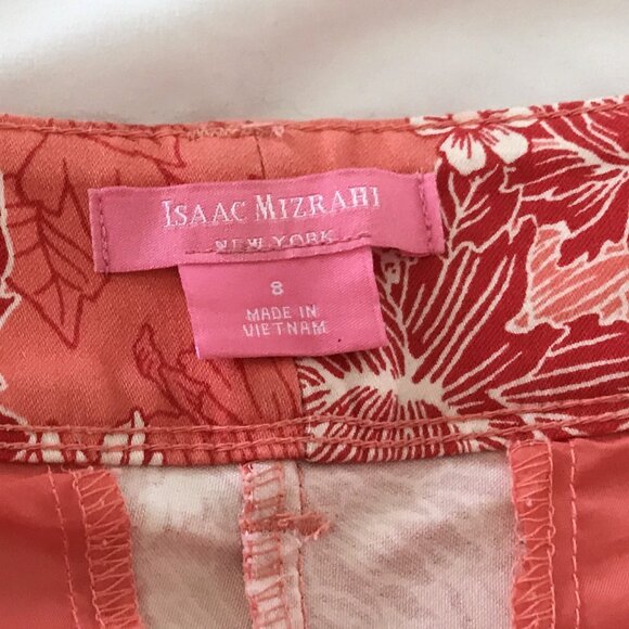 Isaac Mizrahi Floral Shorts Women 8 - Picture 6 of 8